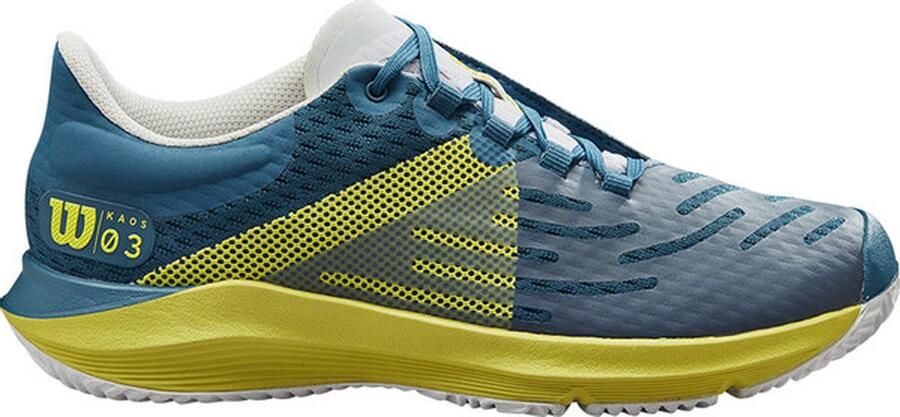 Wilson Kaos 3.0 Junior Sportschoenen Tennis Smashcourt Blue Yellow