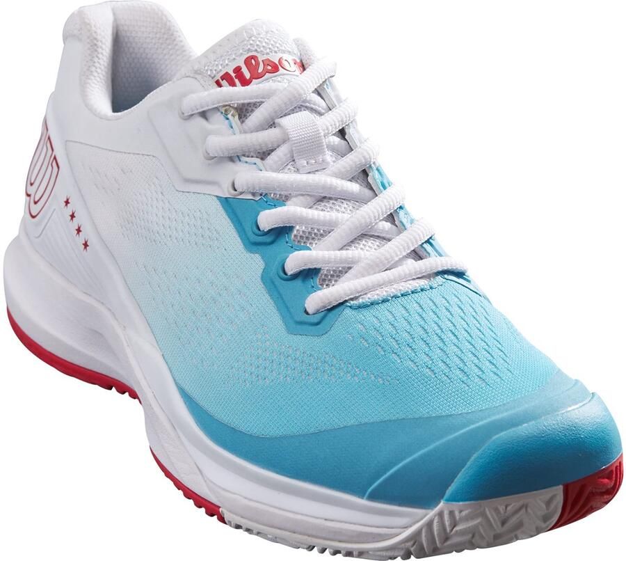 Wilson Rush Pro 3.5 Chicago Tennisschoenen Meerkleurig Norse Blue White Red 38