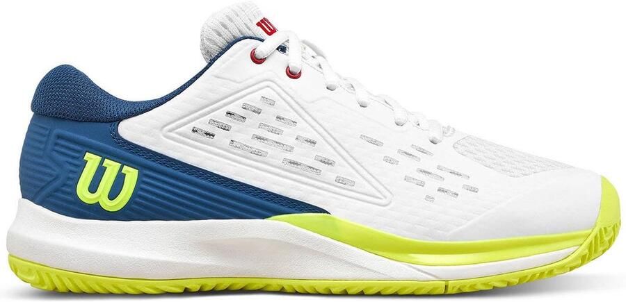 Wilson Rush Pro Ace Jr Allcourt Schoenen Wit 1 3 Kinderen