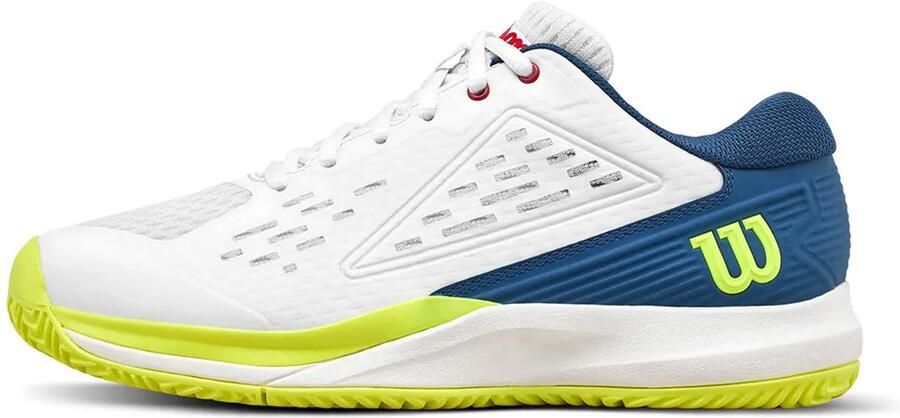 Wilson Rush Pro Ace Jr Allcourt Schoenen Wit 2 3 Kinderen