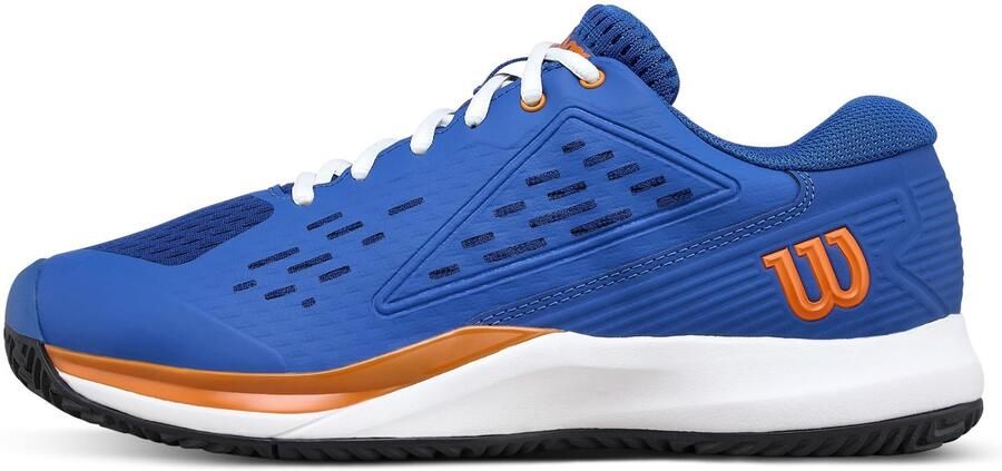 Wilson Rush Pro Ace Junior Tennisschoen Deja Vu Blue Orange Tiger White