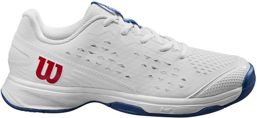 Wilson Rush Pro Jr L Tennisschoen Wit Blauw