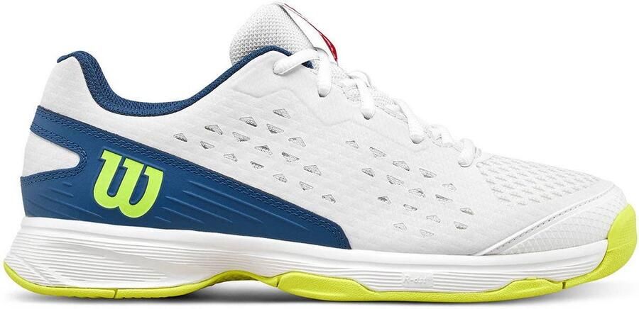 Wilson Rush Pro L Jr Allcourt Schoenen Wit Kinderen