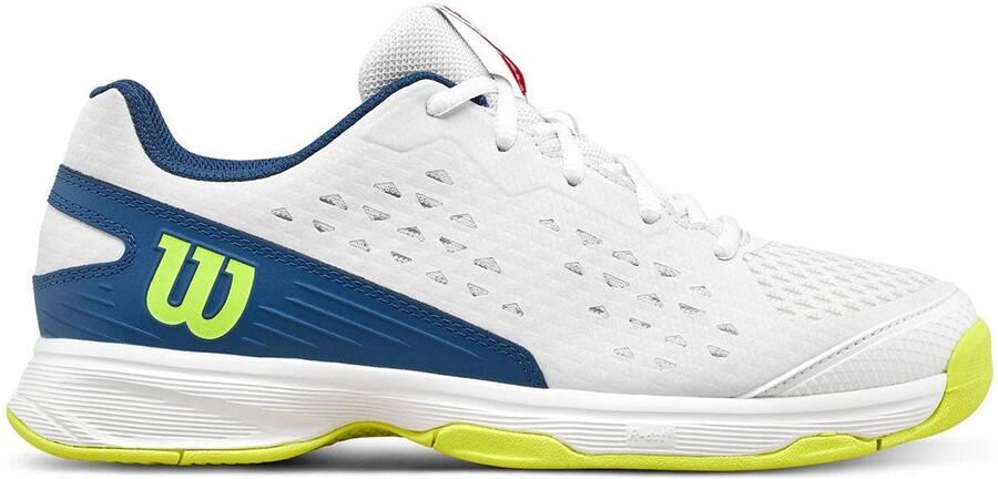 Wilson Rush Pro L Jr Allcourt Schoenen Wit 2 3 Kinderen