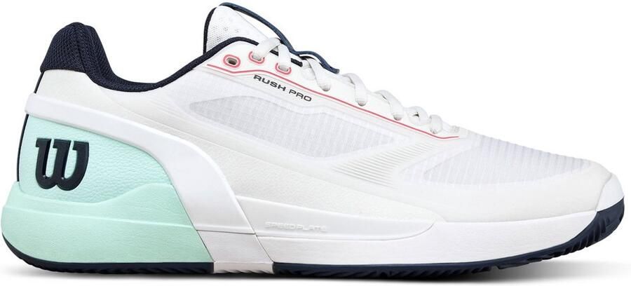 Wilson Tennisschoen Padelschoen Rush Pro 5 Clay Heren Wit