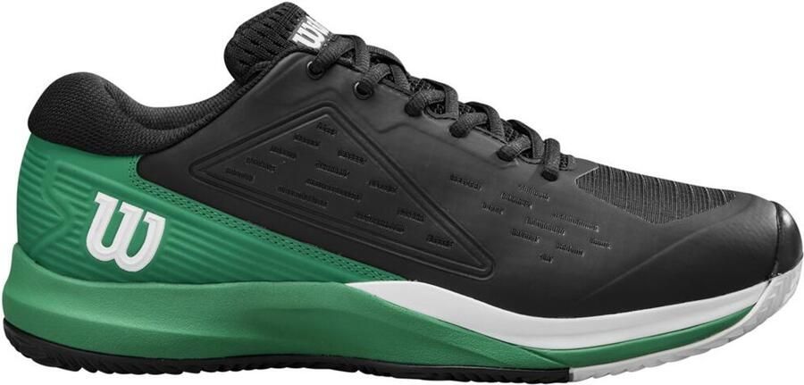 Wilson Tennisschoen Padelschoen Rush Pro Ace Clay Heren Zwart Groen