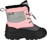Winter-grip Snow Flake Snowboots Junior Teddy Zwart Roze - Zwart