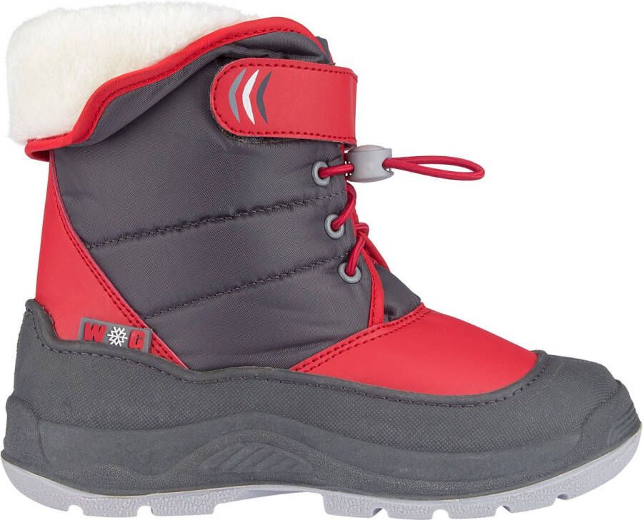 Winter-grip Snowboots Jr Hoppin' Bieber Antraciet Rood Grijs 24