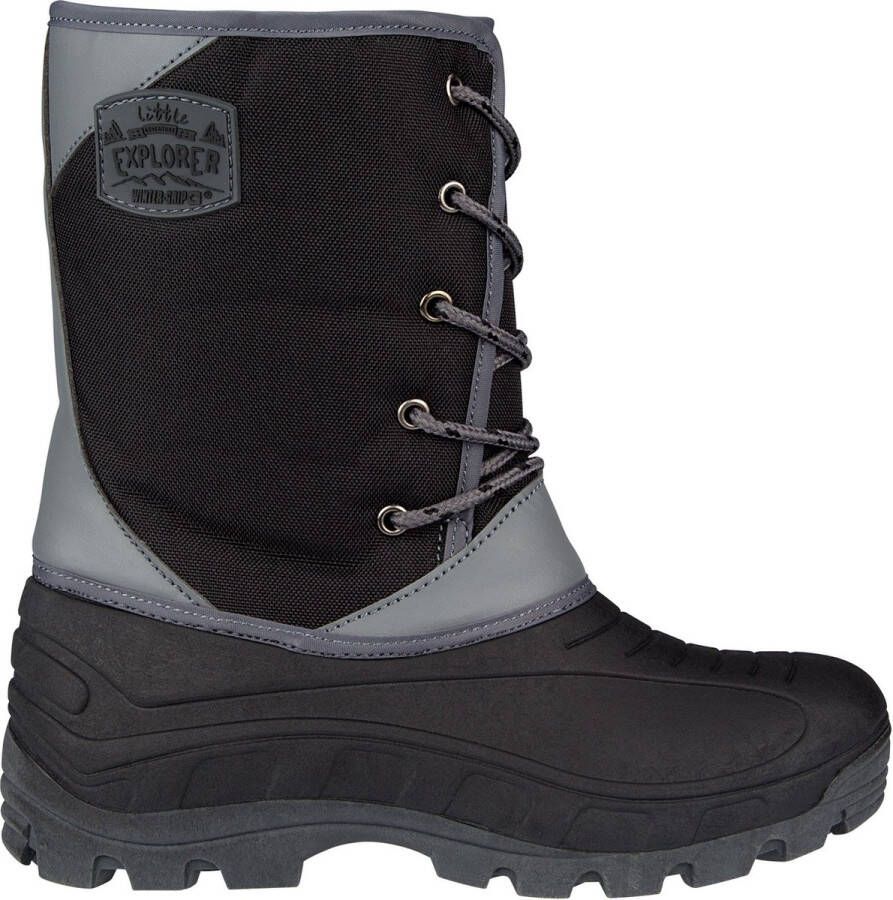 Winter-grip Snowboots Jr Northern Hiker Zwart Grijs