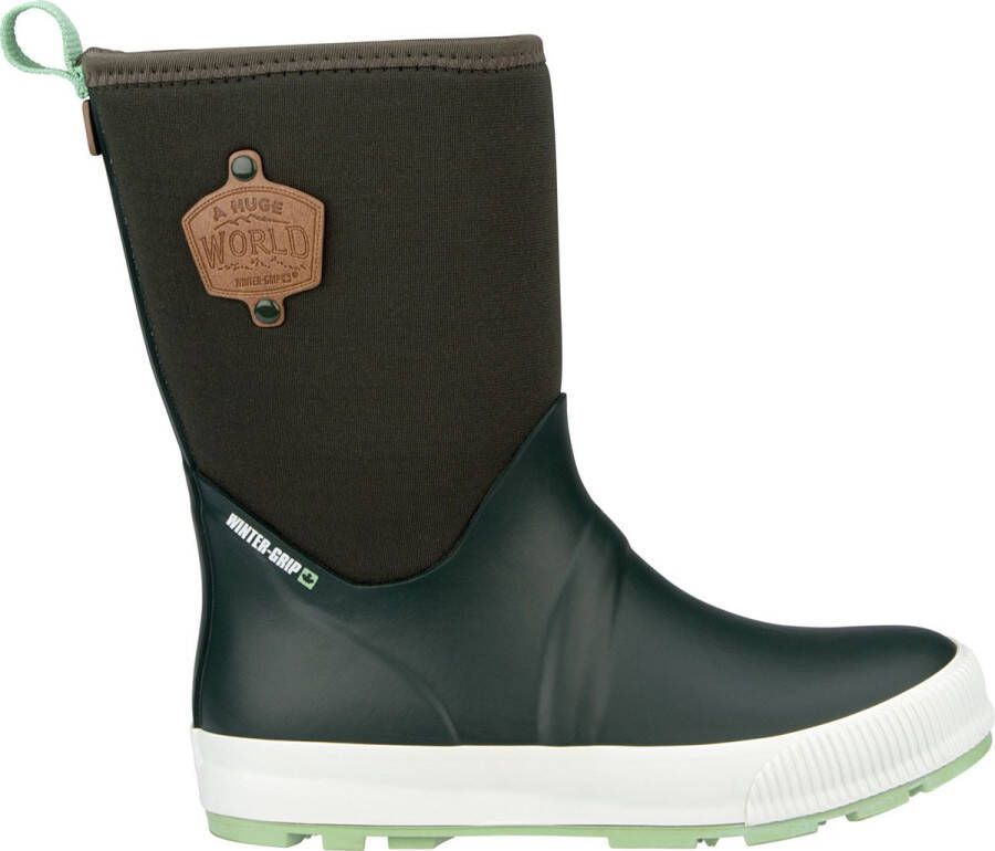 Winter-grip Snowboots Sr Neo Stroller Donkergroen Lichtgroen