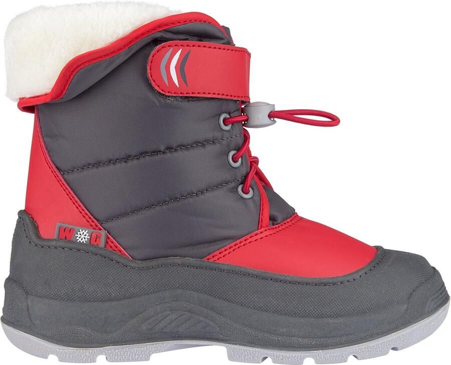 Winter-grip Snowboots Jr Hoppin' Bieber Antraciet Rood Grijs 23