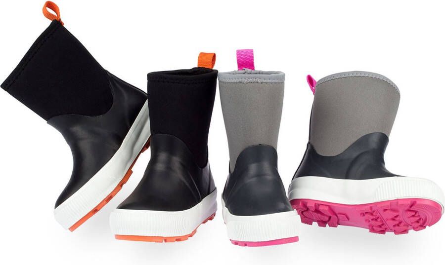 Winter-grip Snowboots Jr Neo Welly Zwart Mosterd - Foto 3