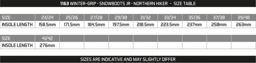 Winter-grip Snowboots Jr Northern Hiker Donkerblauw Blauw Grijs - Foto 9