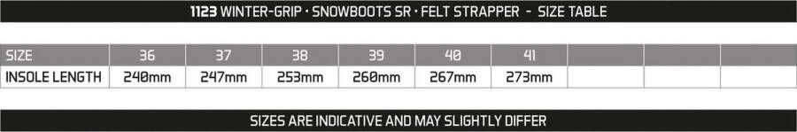 Winter-grip Snowboots Sr Felt Strapper Antraciet Grijs mêlee - Foto 4