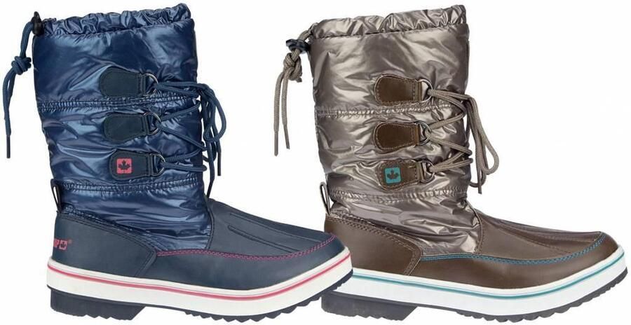 Winter-grip Snowboots Sr Glossed Trotter II Donker taupe Smaragd Beige - Foto 2
