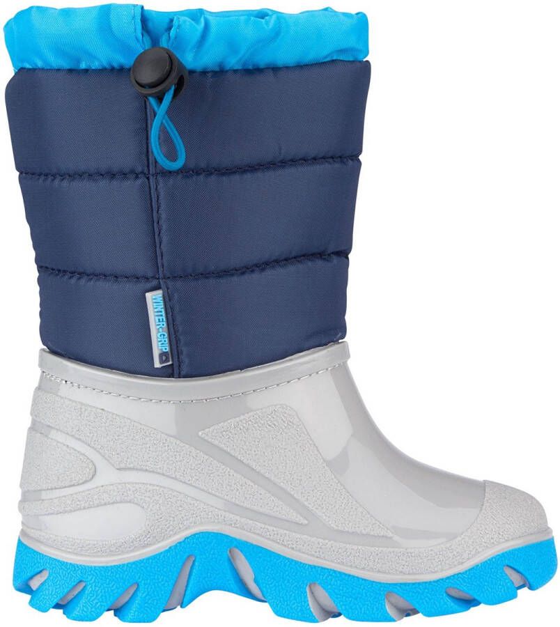 Winter-grip Snowboots Jr Welly Walker Marine Blauw Grijs