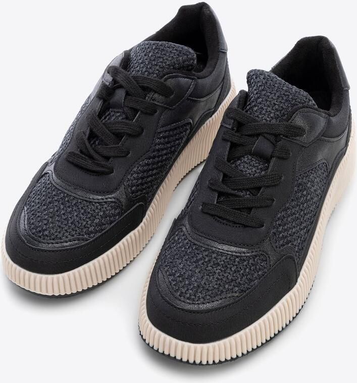 WITTCHEN Dames Sneakers Eco-leer Zwarte Platform Modern Ontwerp Comfortabel