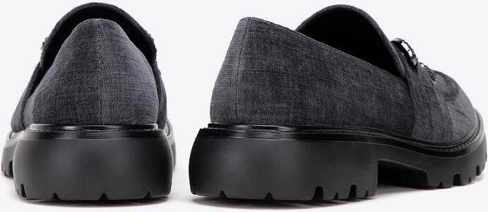 WITTCHEN Loafers Grijs Decoratieve Gesp Synthetisch Materiaal