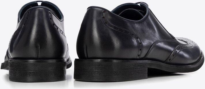 WITTCHEN Oxford schoenen Granat Natuurlijke Leer Perforaties