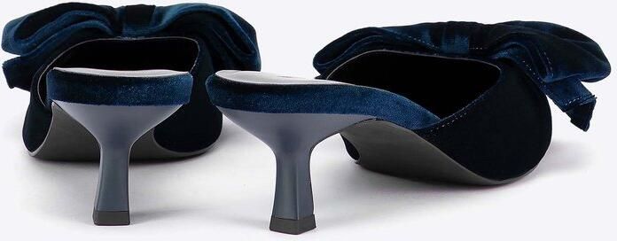 WITTCHEN Serie Dames Pumps Donkerblauw Strik Textielmateriaal