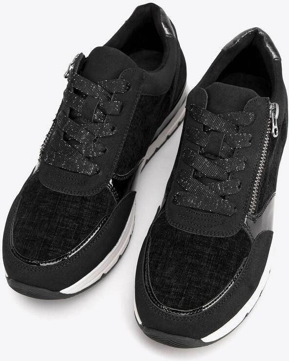 WITTCHEN Sneakers Zwart Zijkant Ritssluiting Ecologisch Leer