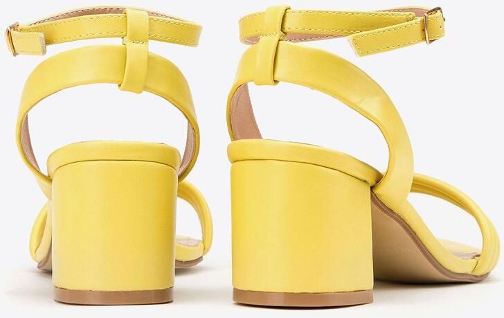 WITTCHEN Strappy Sandalen voor Dames Geel Eco-leer