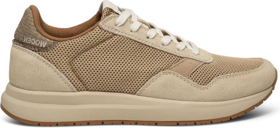 Woden Nicoline beige dames sneakers