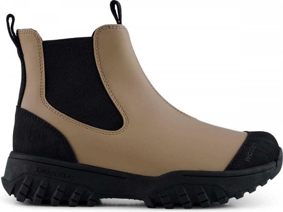 Woden Magda Track Waterproof Chelsea boots Enkellaarsjes Dames Beige - Foto 1