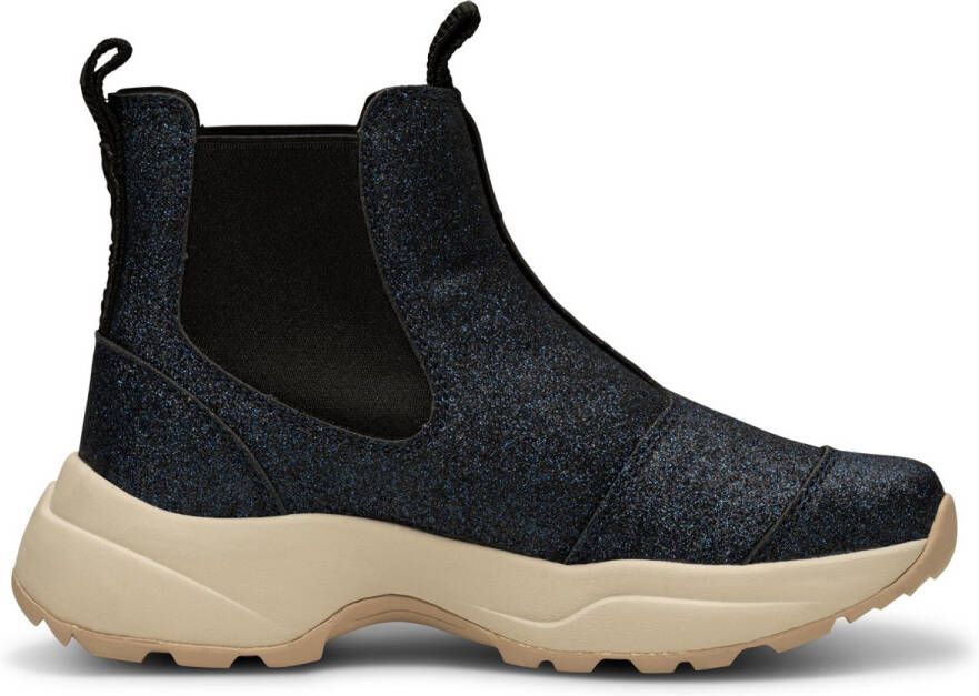 Woden Silje Glitter Instappers Blue Dames