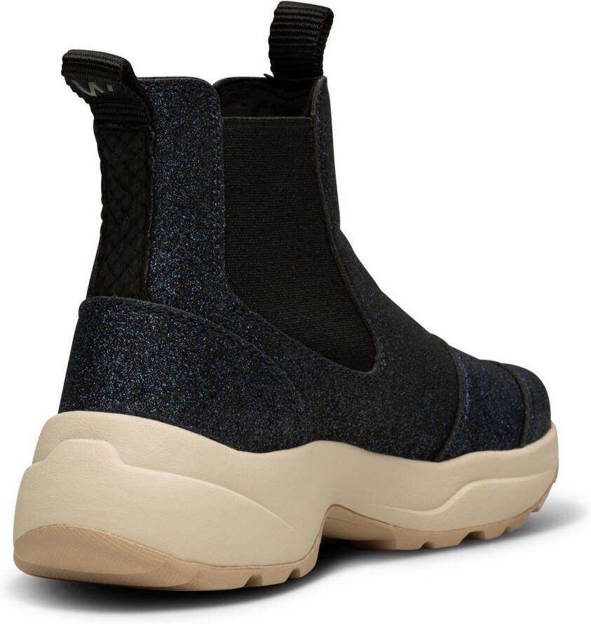 Woden Silje Glitter Instappers Blue Dames