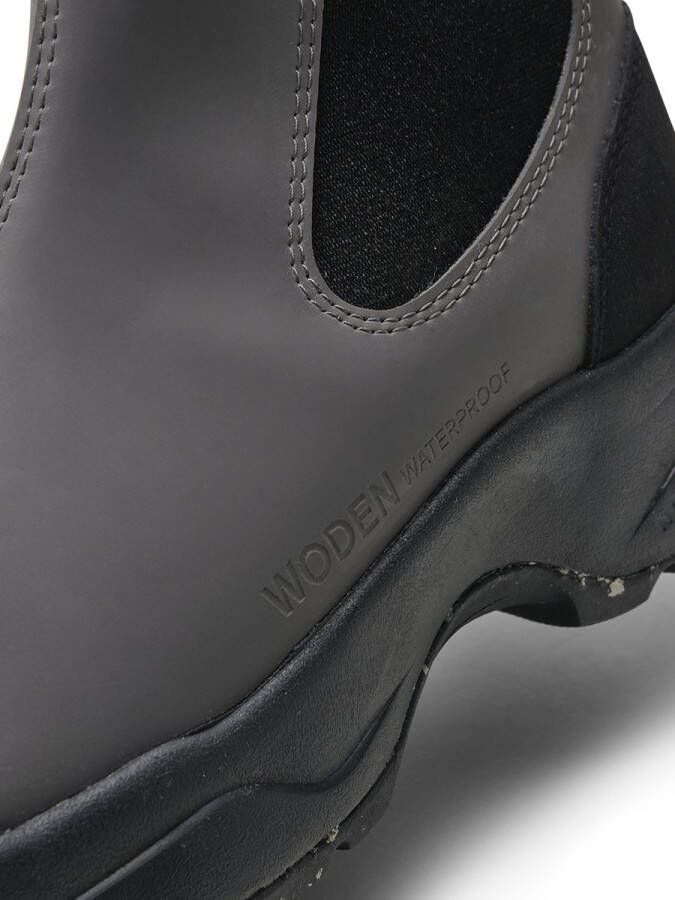 Woden Waterdichte Rubberlaars Siri Gray Dames