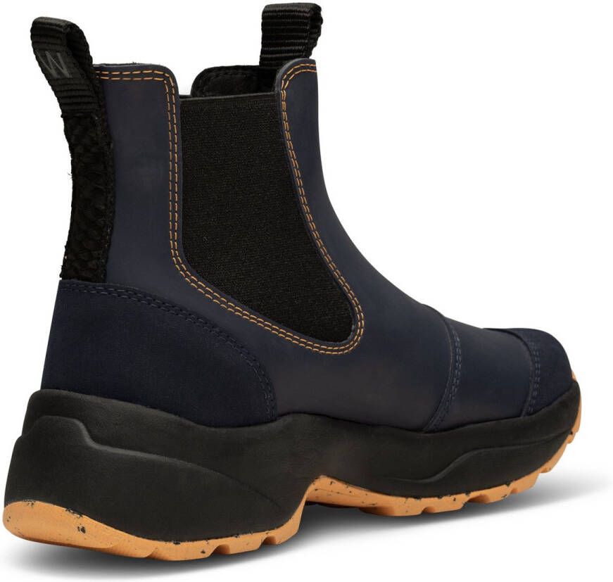 Woden Waterdichte Instaplaars Donkerblauw Oranje Blue Dames