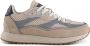 Woden Reflecterende Sneaker Hailey Beige Dames - Thumbnail 2