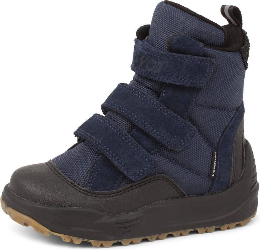 Woden Adrian Boots Kids Navy Blauw