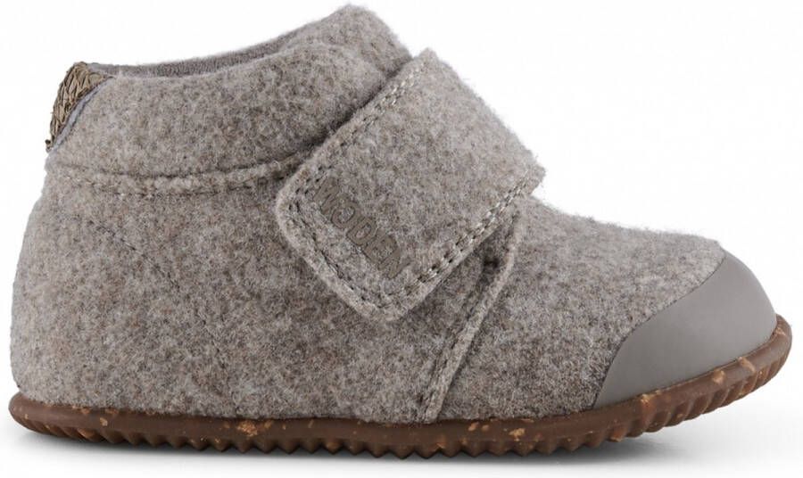 Woden Kim Felt Shoes Brown Melange Bruin Heren