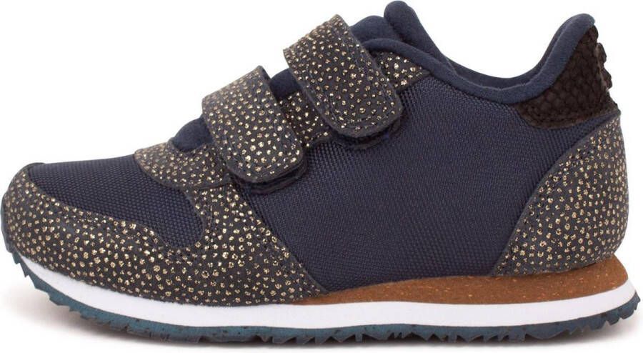 Woden Kids Woden Sandra Pearl Nylon Lage sneakers Meisjes Blauw
