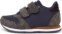 Woden Kids Woden Sandra Pearl Nylon Lage sneakers Meisjes Blauw - Thumbnail 2