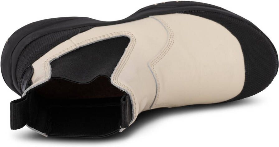 Woden Waterdichte Patentlaars in Tijdloze Kleuren Beige Dames