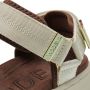 Woden Stijlvolle en comfortabele Line sandaal met verstelbare bandjes en leren details Beige Dames - Thumbnail 1