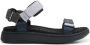 Woden Comfortabele textielsandaal met leren details Multicolor Dames - Thumbnail 1
