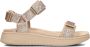 Woden Sandaal -Line Glitter Coffee Cream - Thumbnail 10