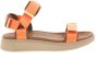 Woden Stijlvolle en Comfortabele Line Sandaal met Verstelbare Bandjes Orange Dames - Thumbnail 2