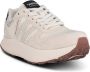 Woden Mathilde Runner Leather Sneakers Leren Sneaker Dames Wit - Thumbnail 6