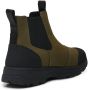 Woden Waterdichte Chelsea-laarzen met visleer details Green Heren - Thumbnail 1
