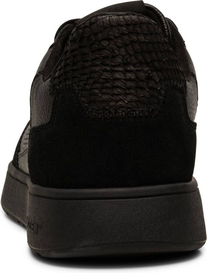 Woden Halfdan Herensneaker met Natural Soft Technology Black Heren