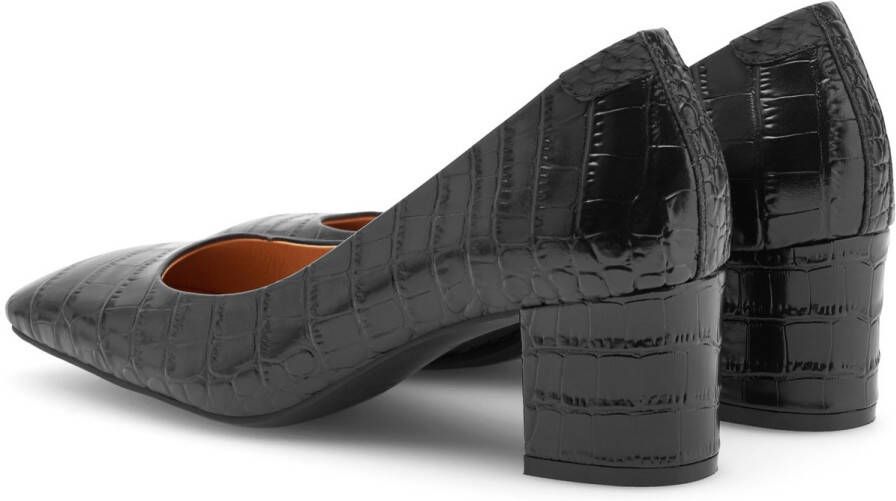 Woden Pumps Marie Low Croco