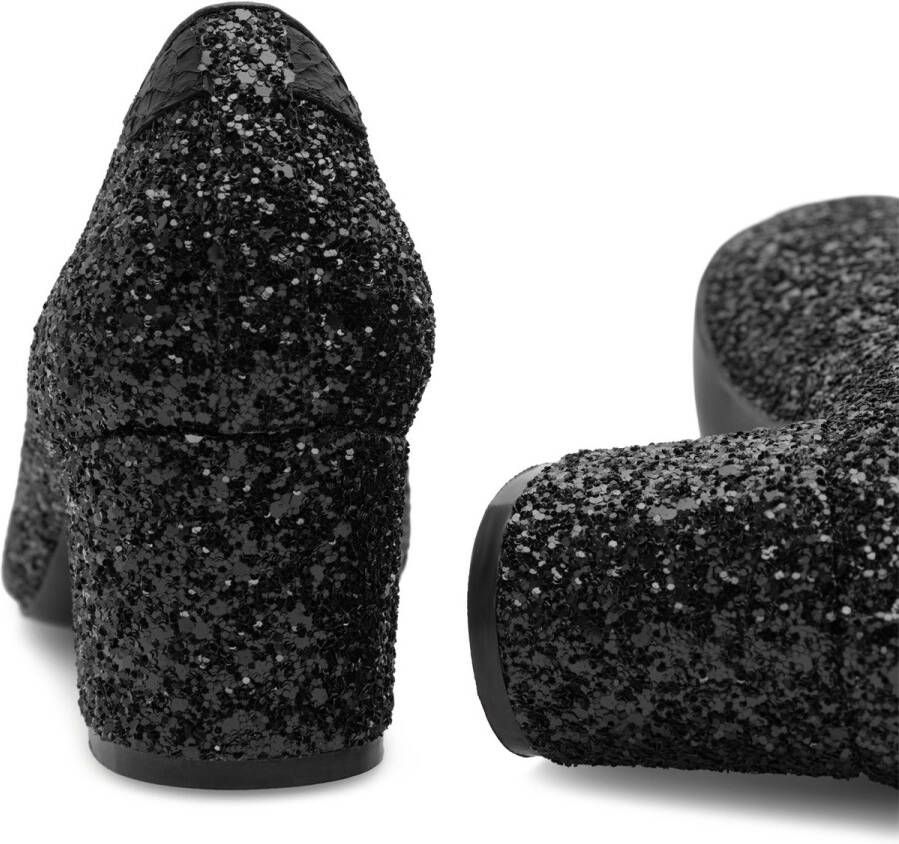 Woden Pumps Marie Low Glitter