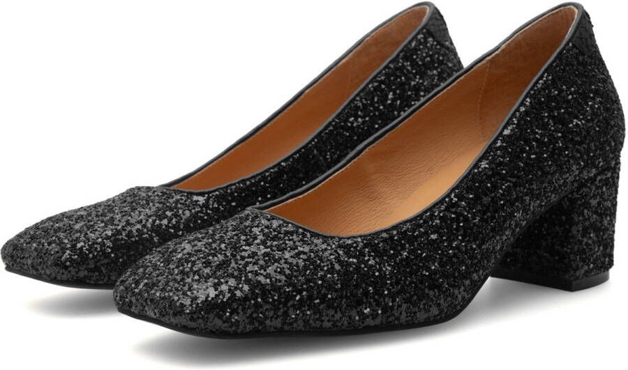 Woden Pumps Marie Low Glitter