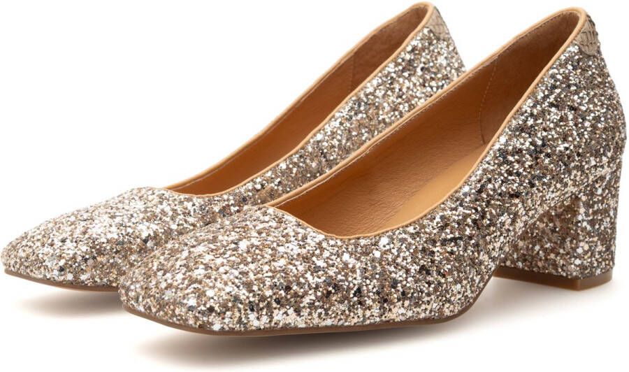 Woden Pumps Marie Low Glitter