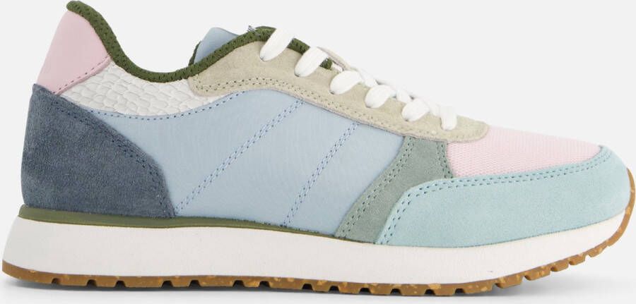 Woden Ronja Color-Blocked Leren en Textiele Sneakers Blauw Dames - Foto 3
